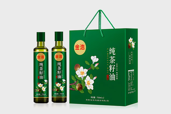 金浩山茶油包裝設計創(chuàng)意分析